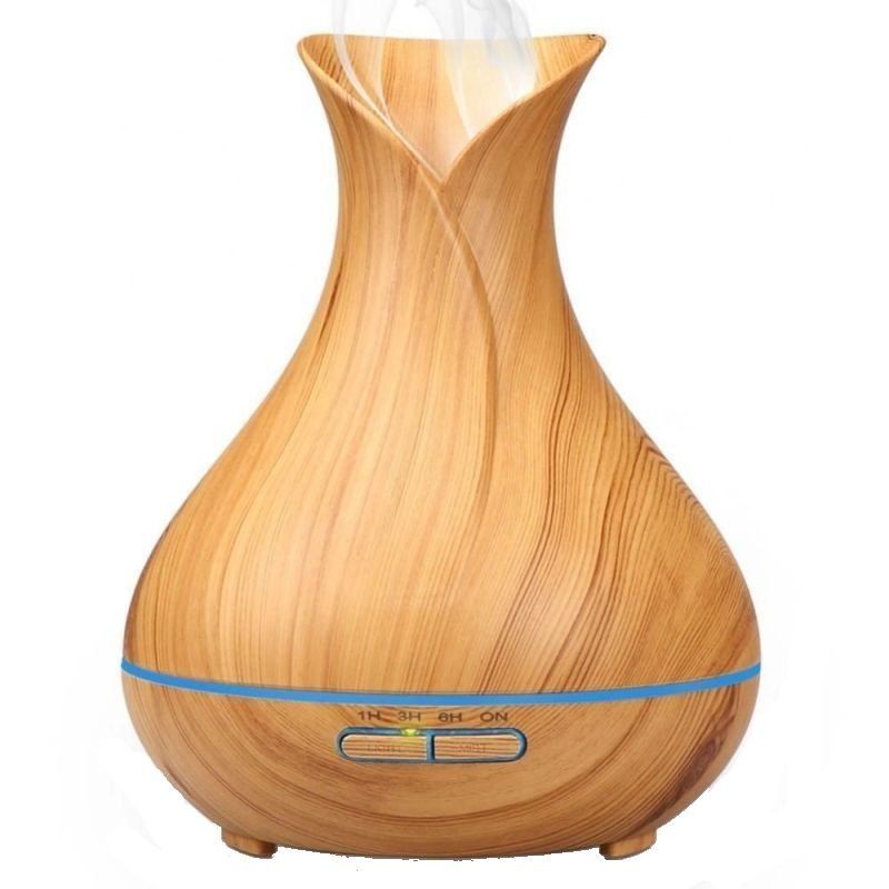 Umidificator aromaterapie, LED, 300 ml, temporizator, ultrasunete - imagine 6